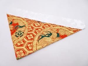 K100　未使用品　本金金襴打敷